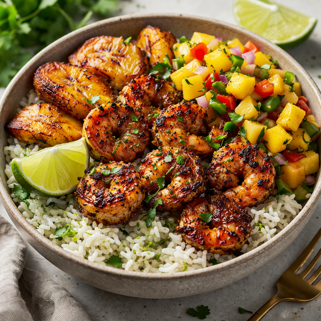 Jerk Shrimp Bowl